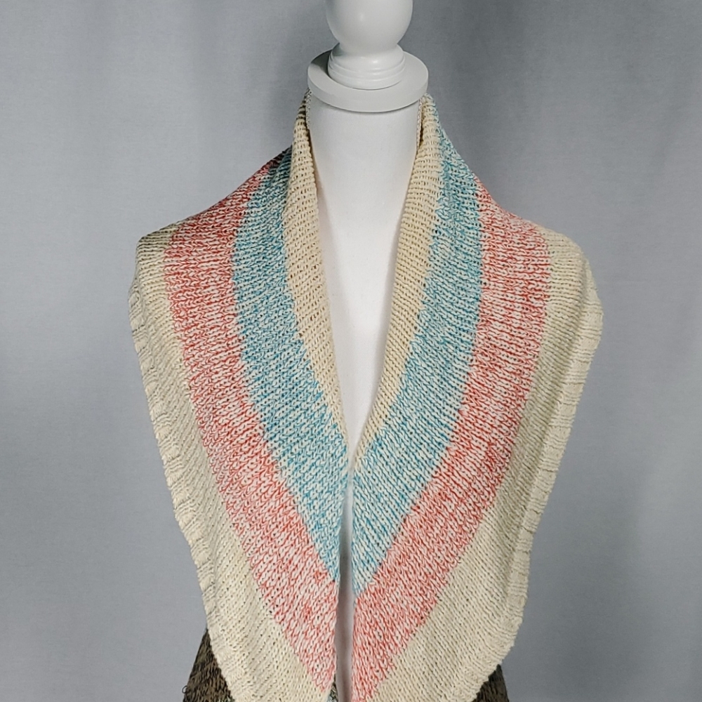 Cabi Skipper Color Block Striped Sweater Vest S - image 2